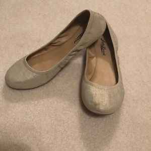 Lucky Brand Gold Flats